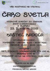 Výstava voskových sviečok od zberateľky pani Anny Kvašňovskej z Olešnej