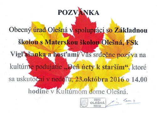 Deň úcty k starším