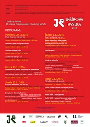 48. ročník Celoslovenskej literárnej súťaže „Jašíkove Kysuce 2016