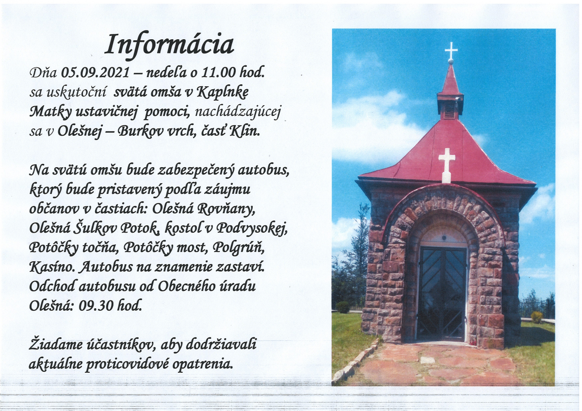 pozvanka klin