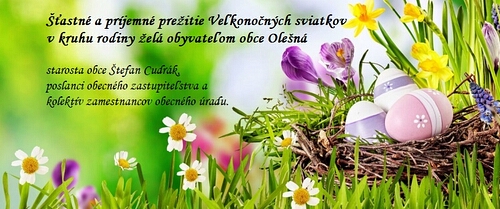 Blahoželanie ku Veľkej noci