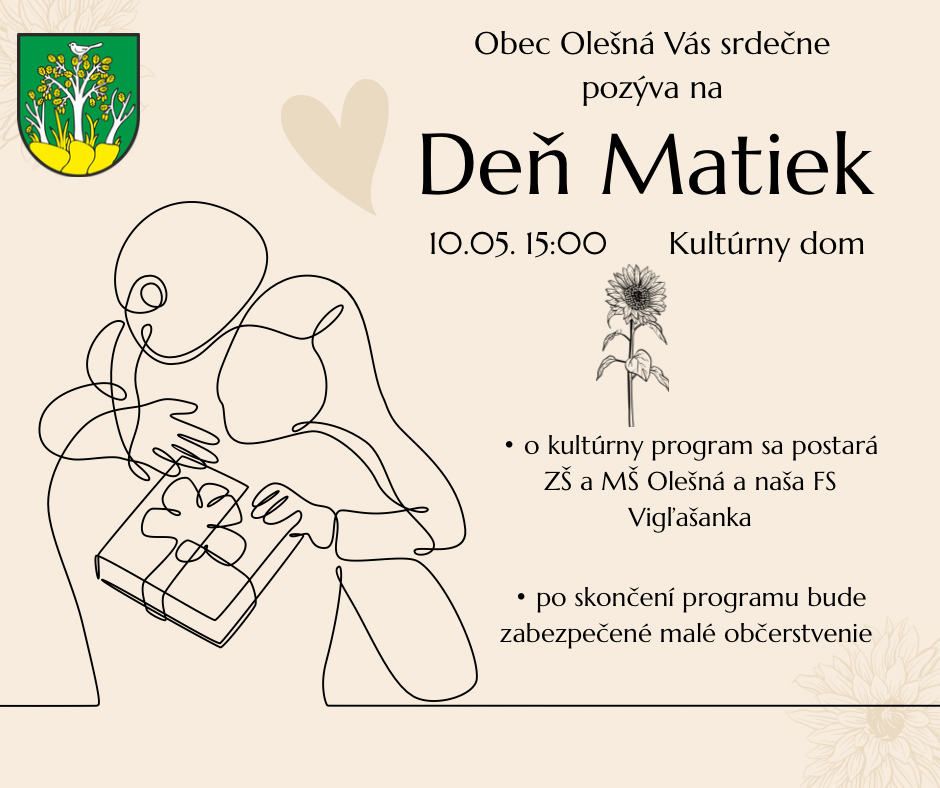 Pozvanka Den matiek