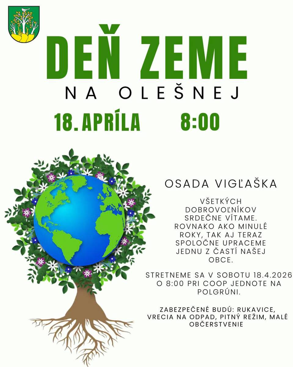 Deň Zeme v obci Olešná