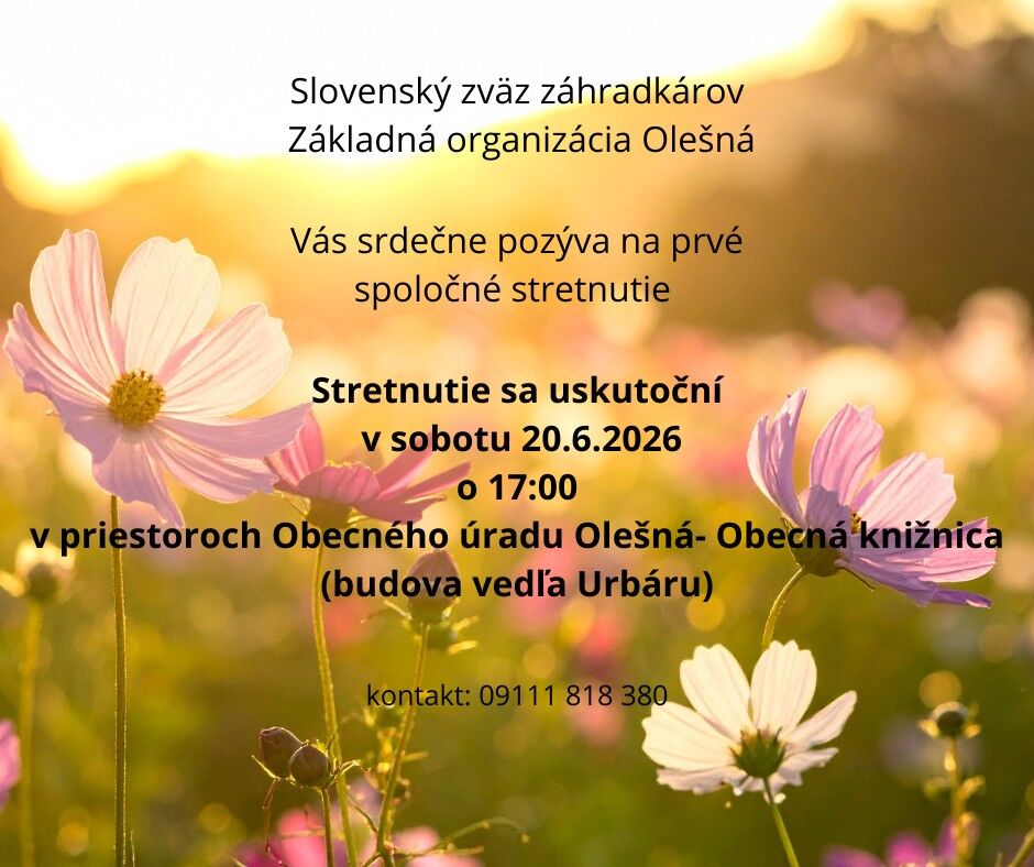 slovensky zvaz zahradkarov