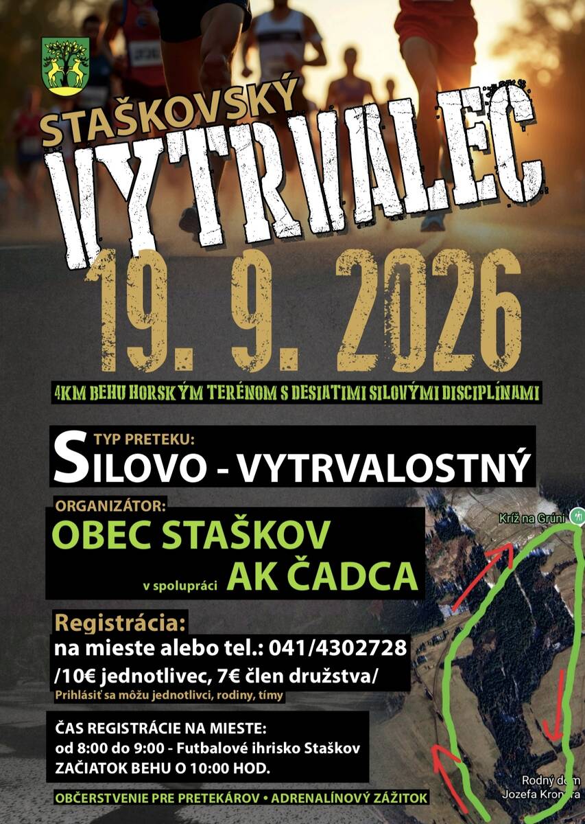 Pozvánka na športové podujatie