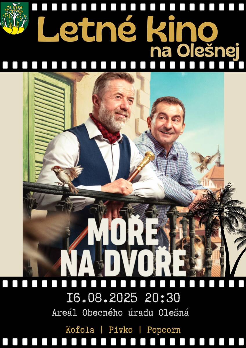 Letné kino v Olešnej 