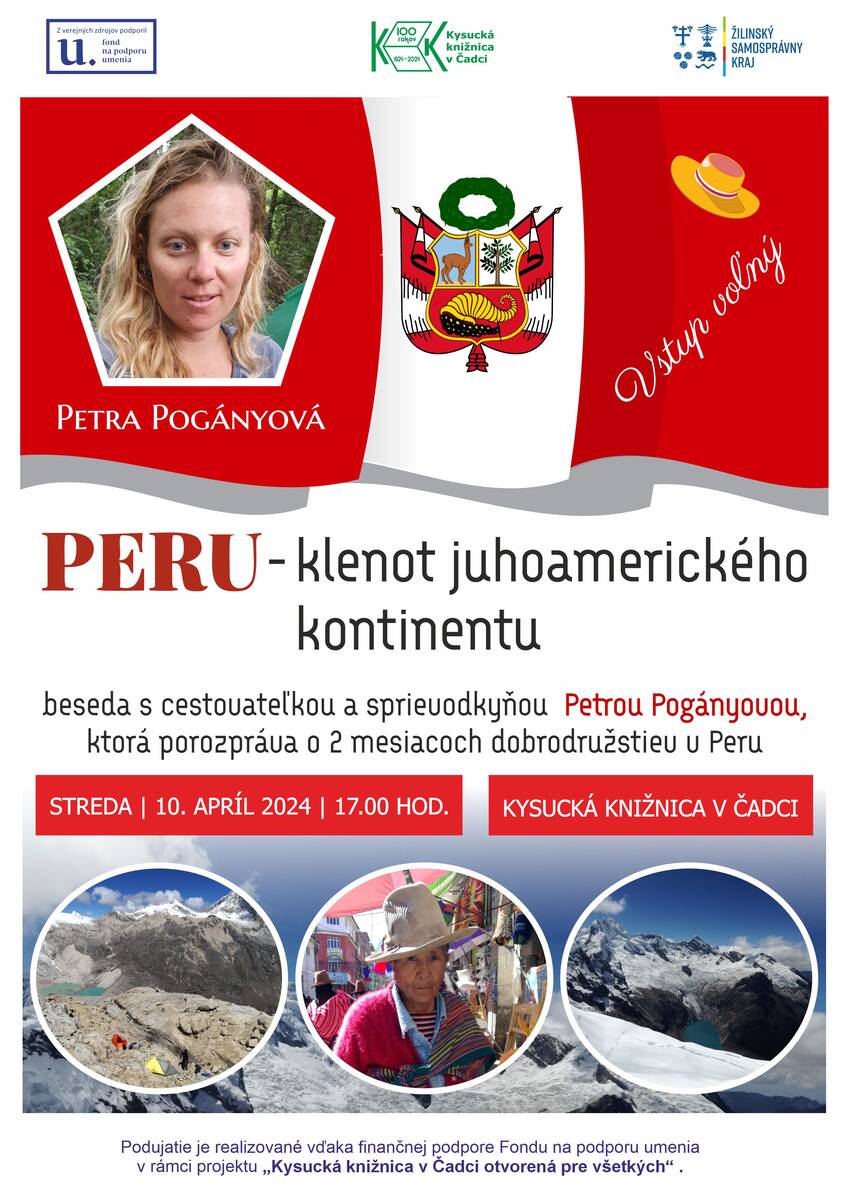 Beseda cestovateľkou  - Peru 