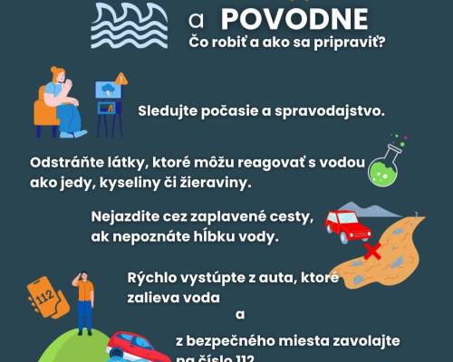 Silný dážď a povodne 