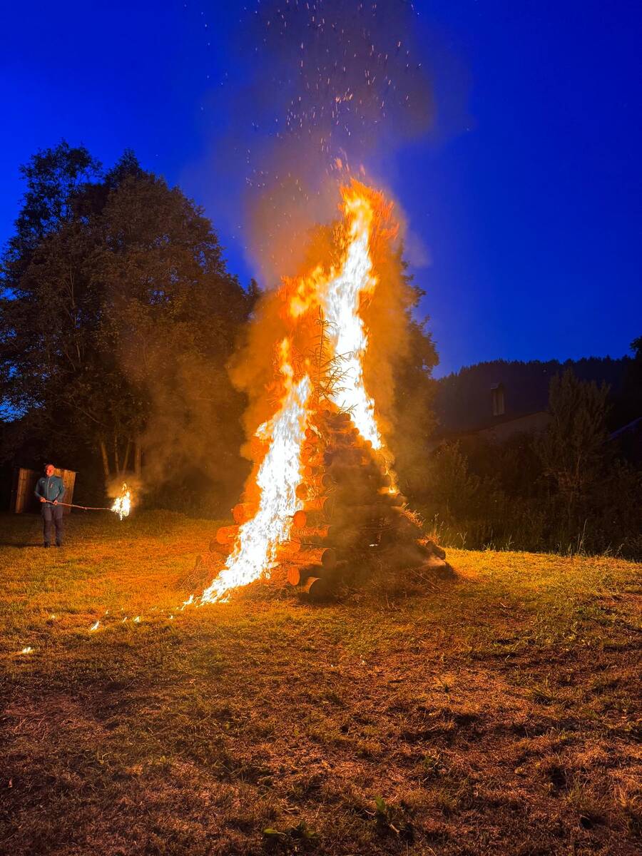 Jánsky oheň v obci dňa 21.06.2025