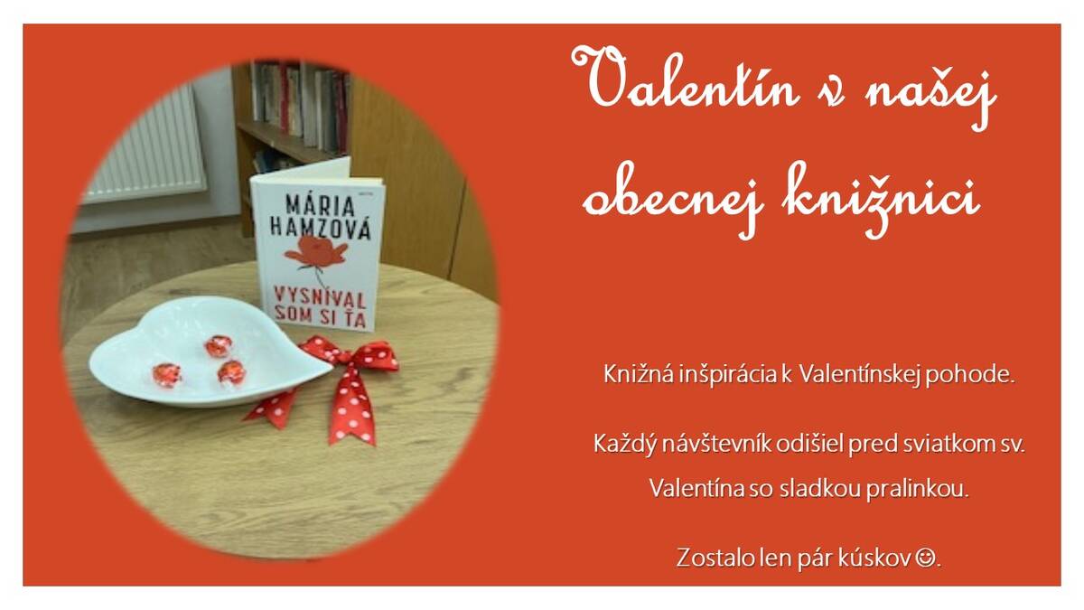 valentin v nasej obecnej kniznici